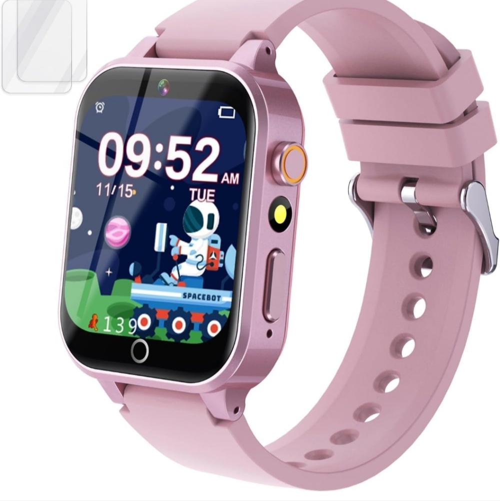 【All in One Smart Watch for Kids】Kids smart watch with selfie-cam, MP3 player,